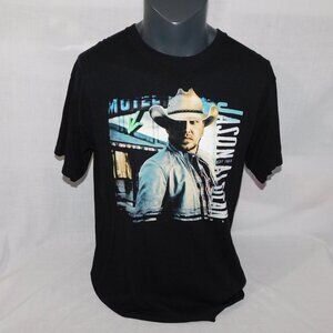 Jason Alden 2014 The Night Train Tour 2 Sided Graphic Concert T Shirt Mens L